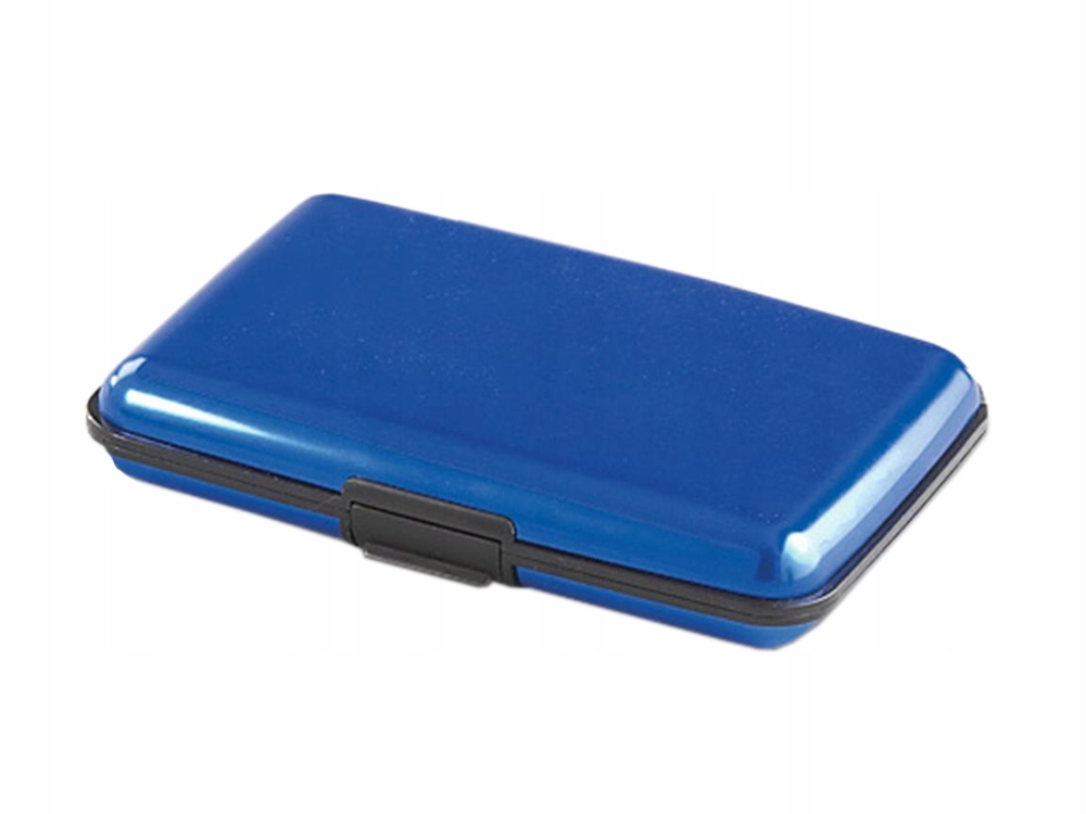 portfel etui aluminiowe na karty dokumenty niebieski | 15014_N — 6