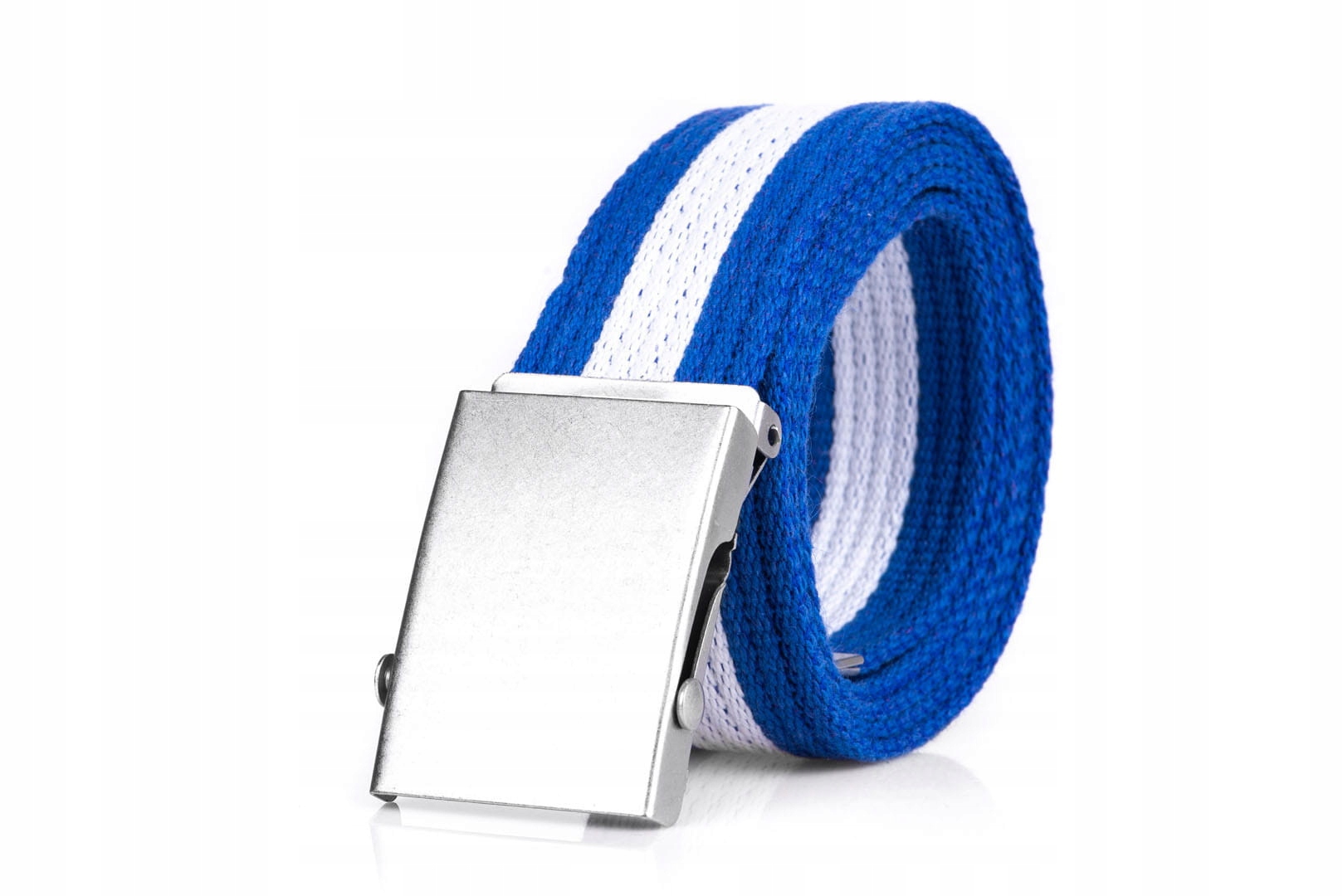 

Pasek męski parciany Biało-Niebieski 100 cm