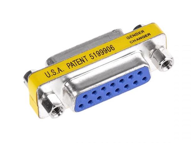 Adapter DB15 gniazdo-gniazdo