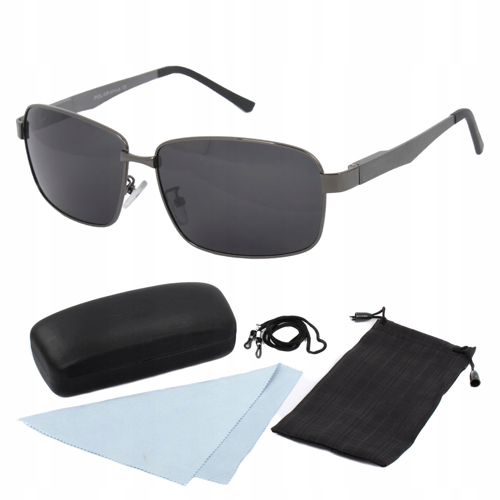 Sluneční brýle Polar Fashion P1039 C3 šedé polarizační s pouzdro