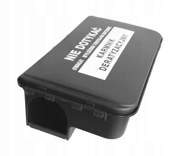 

Stacja deratyzacyjna na szczury myszy z nadrukiem