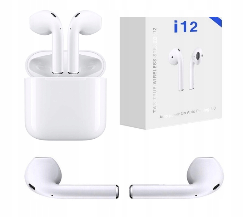 

Słuchawki douszne Tws i12 do Apple iPhone Android