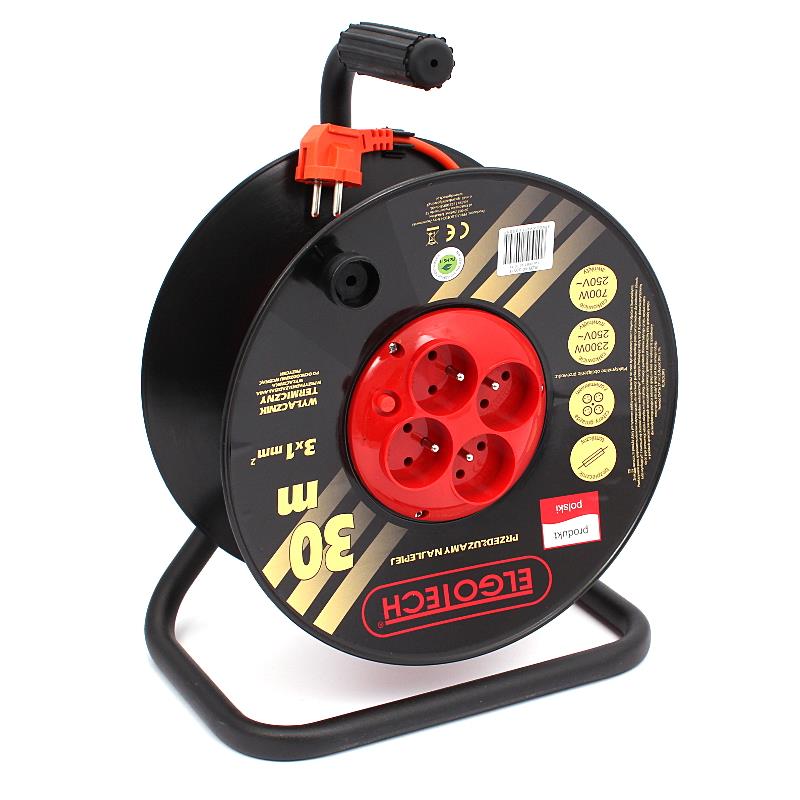 

Przedłużacz Bębnowy 50 m Na Bębnie 3x1 Gniazdka