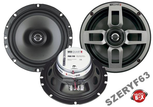 GŁOŚNIKI SAMOCH MBQUART FKA116 2drożne 165mm 150W Kod producenta FKA116