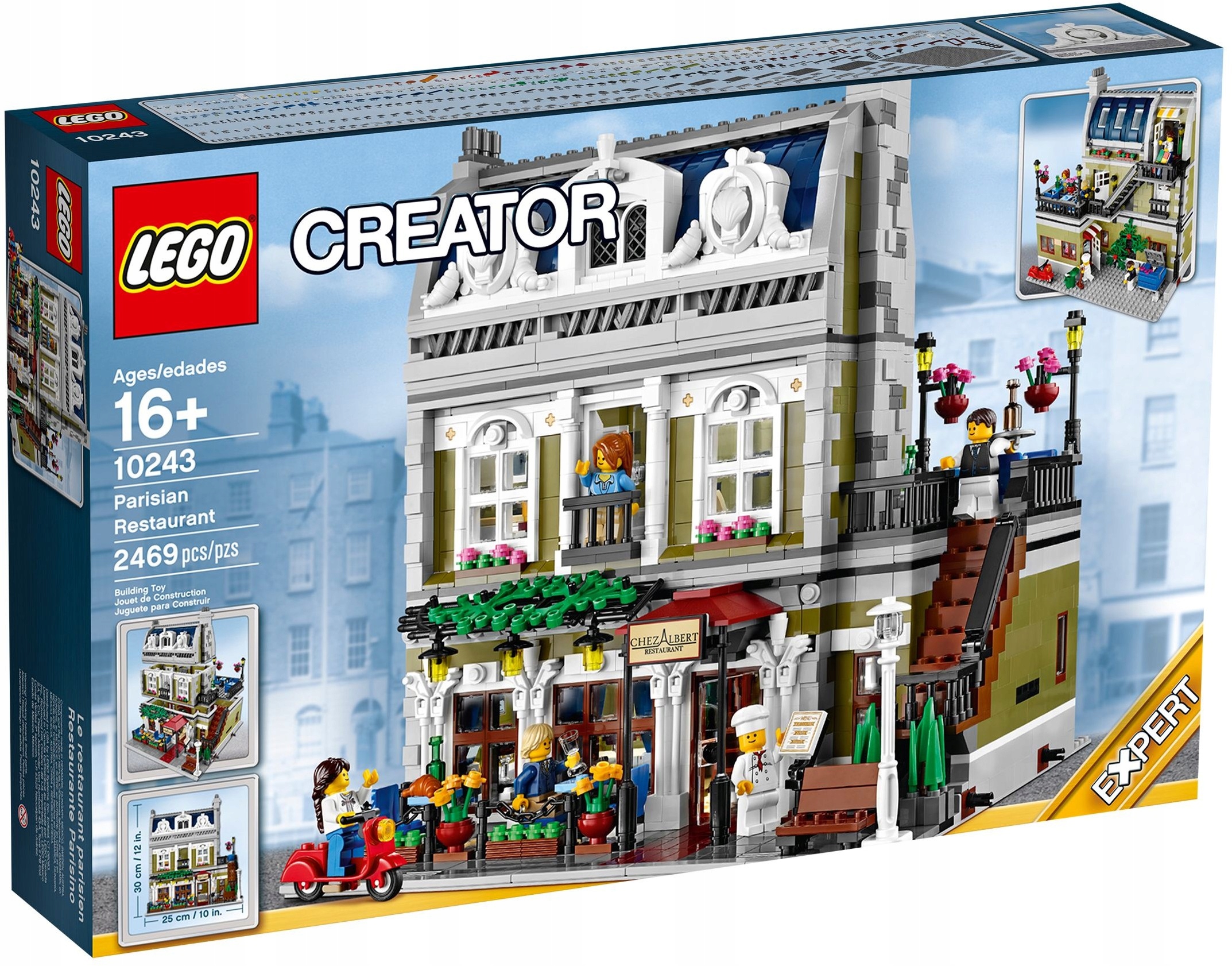 stavebnice Lego Creator Expert Sada Pařížská restaurace 10243