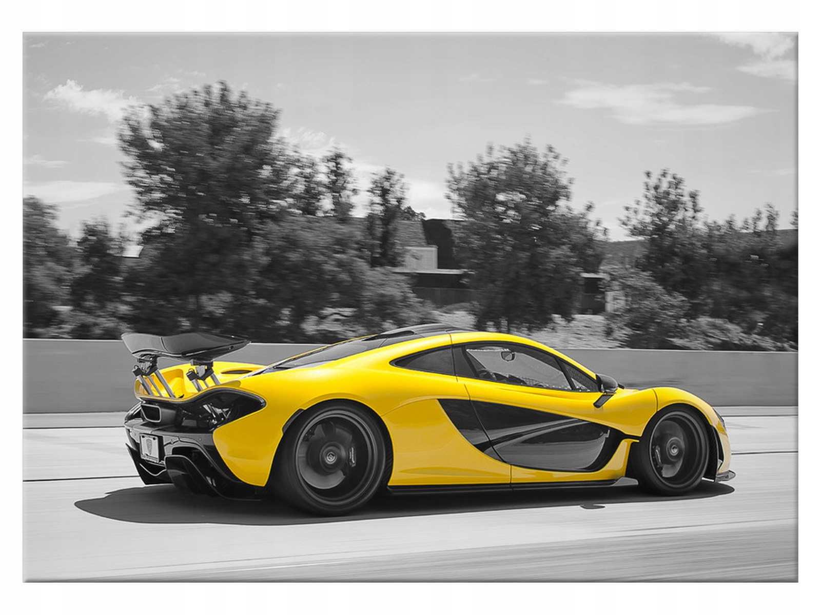 

Obraz Samochód Żółty McLaren P1 70x50 Droga