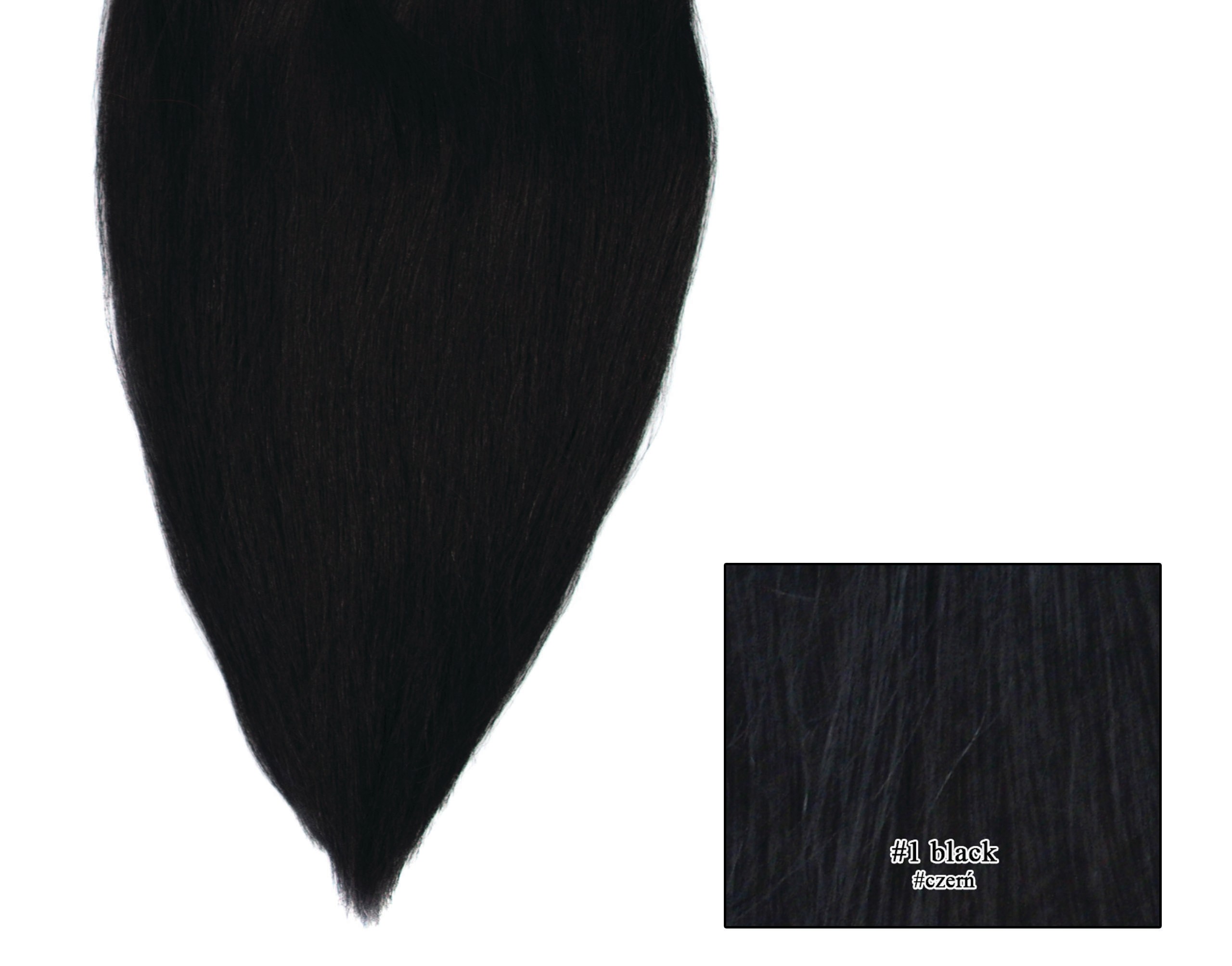 1 45 cm exkluzivní 8dílná sada vlasů