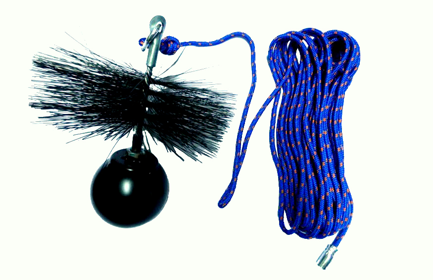 

Zestaw do czyszczenia komina, kula 1,3kg lina 10m