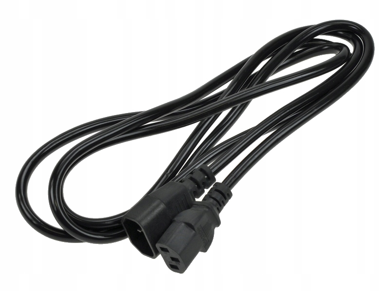 AKYGA Kabel zasilający Akyga AK-PC-03A przedłużacz CCA IEC C13 / C14 1.8 m — 13