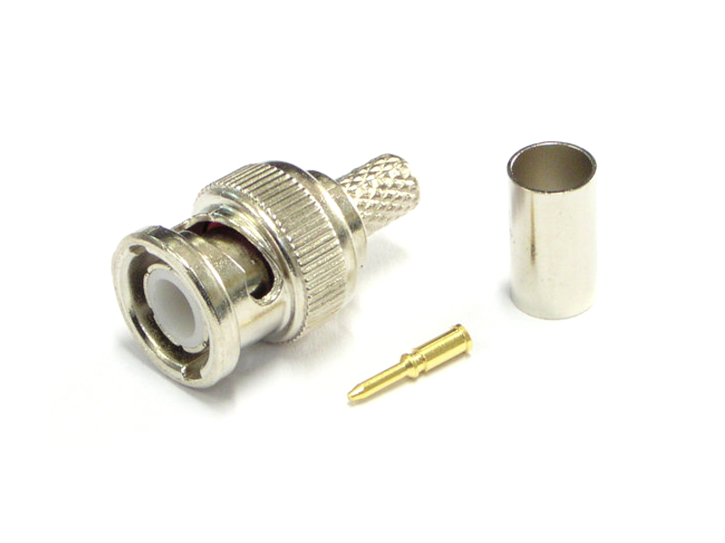 Wtyk BNC zaciskany na kabel RG59