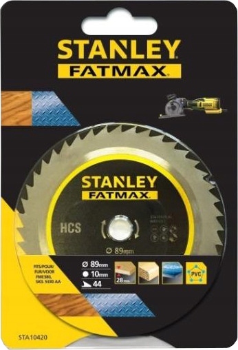 

Stanley Tarcza 89x10 Hcs Do Drewna Metalu STA10420