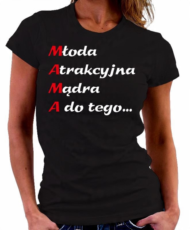 

koszulka Młoda, ... Mama roz.XL