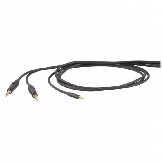 3m Kabel jack 3,5mm 2x jack 6,3mm Proel DHS545LU3 przewód 3m