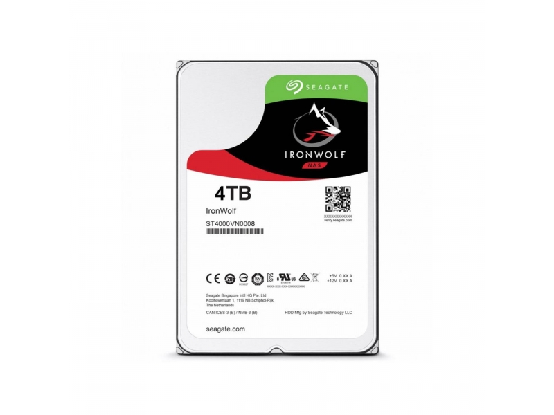 

Dysk Seagate IronWolf 4TB 4000GB 64MB ST4000VN008