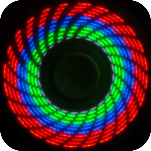 ORYGINALNY HAND FIDGET SPINNER SPINER LED ŚWIECĄCY Płeć chłopcy dziewczynki