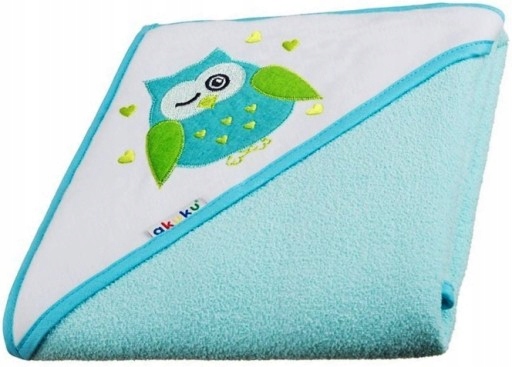 AKUKU RĘCZNIK OKRYCIE KĄPIELOWE KAPTUREK 80x80