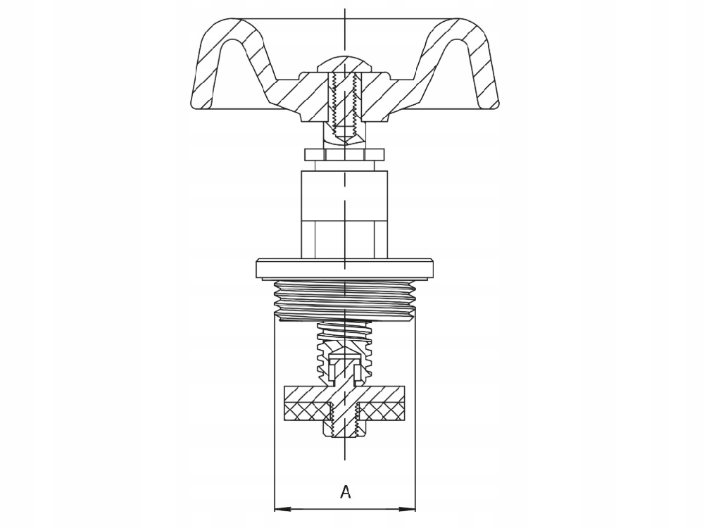 GŁOWICA ZAWORU GRZYBKOWEGO 1' Kod producenta ART.2600GŁ-25