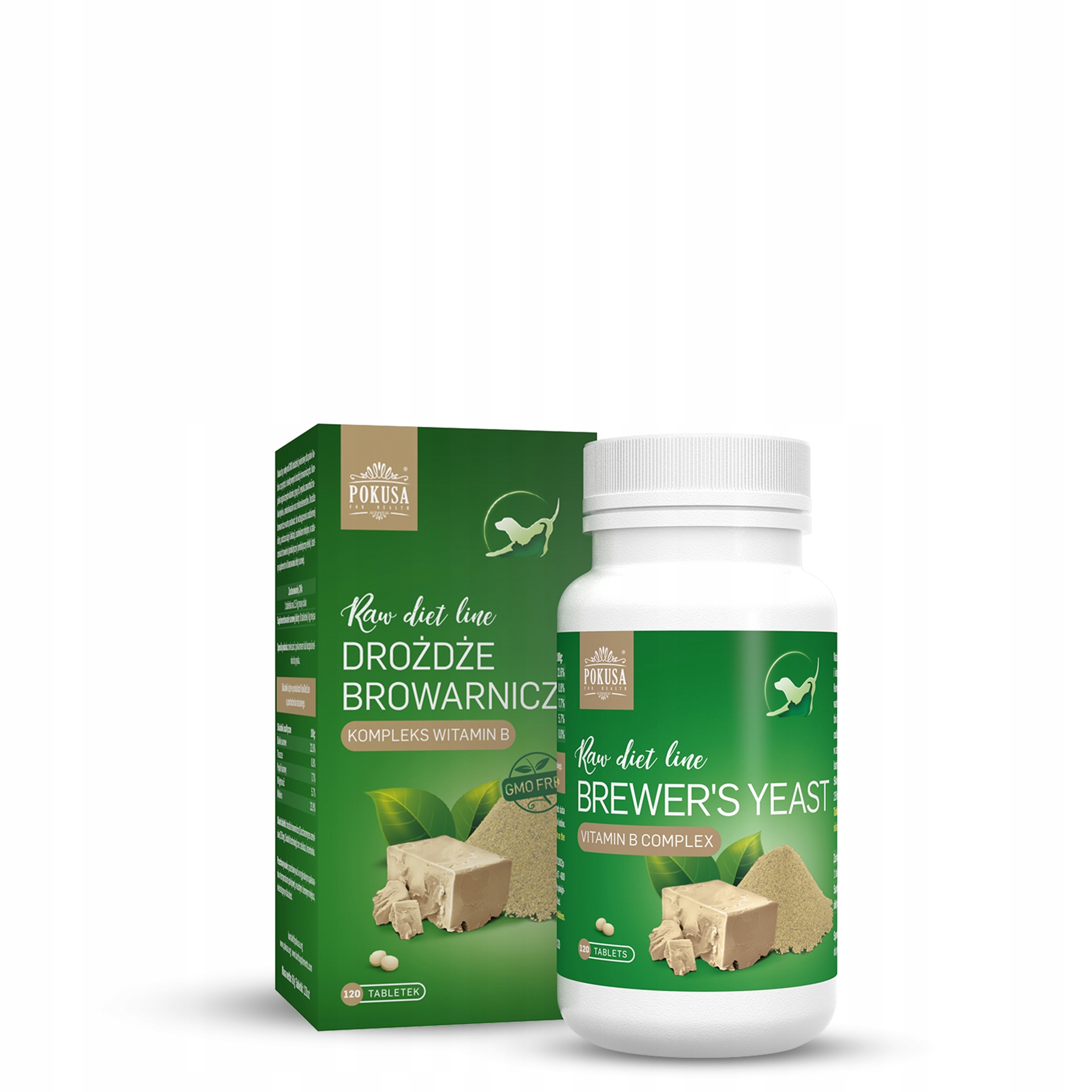 

Pokusa RawDietLine Drożdże browarnicze 120 tab
