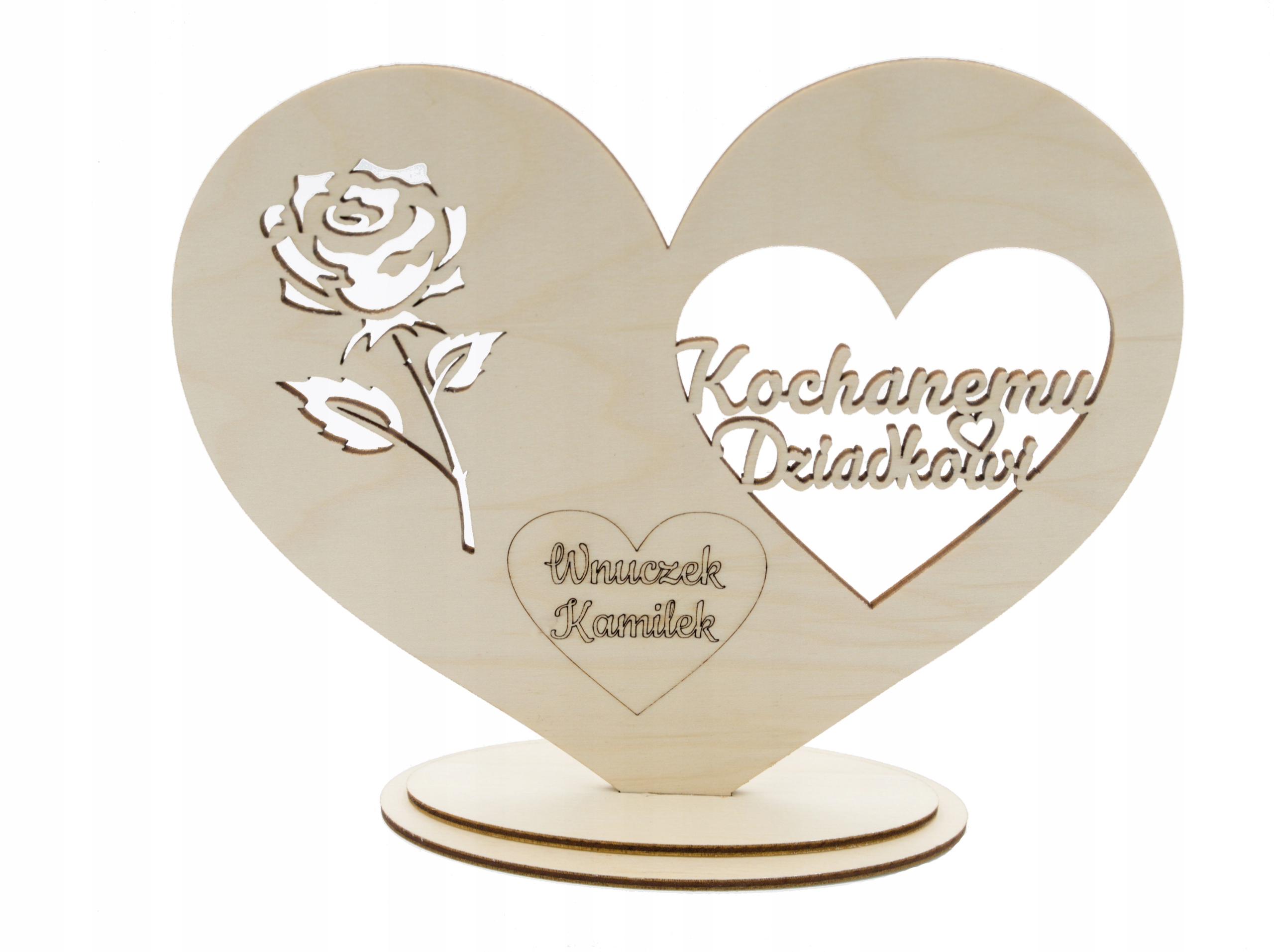 

dzień Babci i Dziadka statuetka drewniana