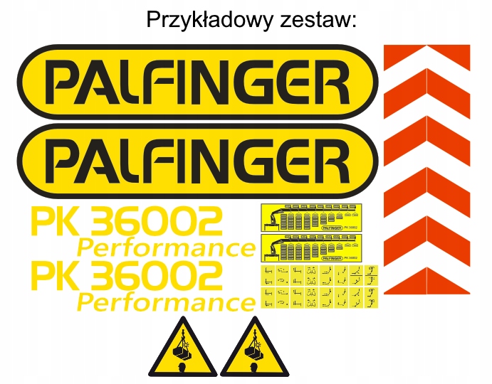 Samolepka na každý model Hds Palfinger