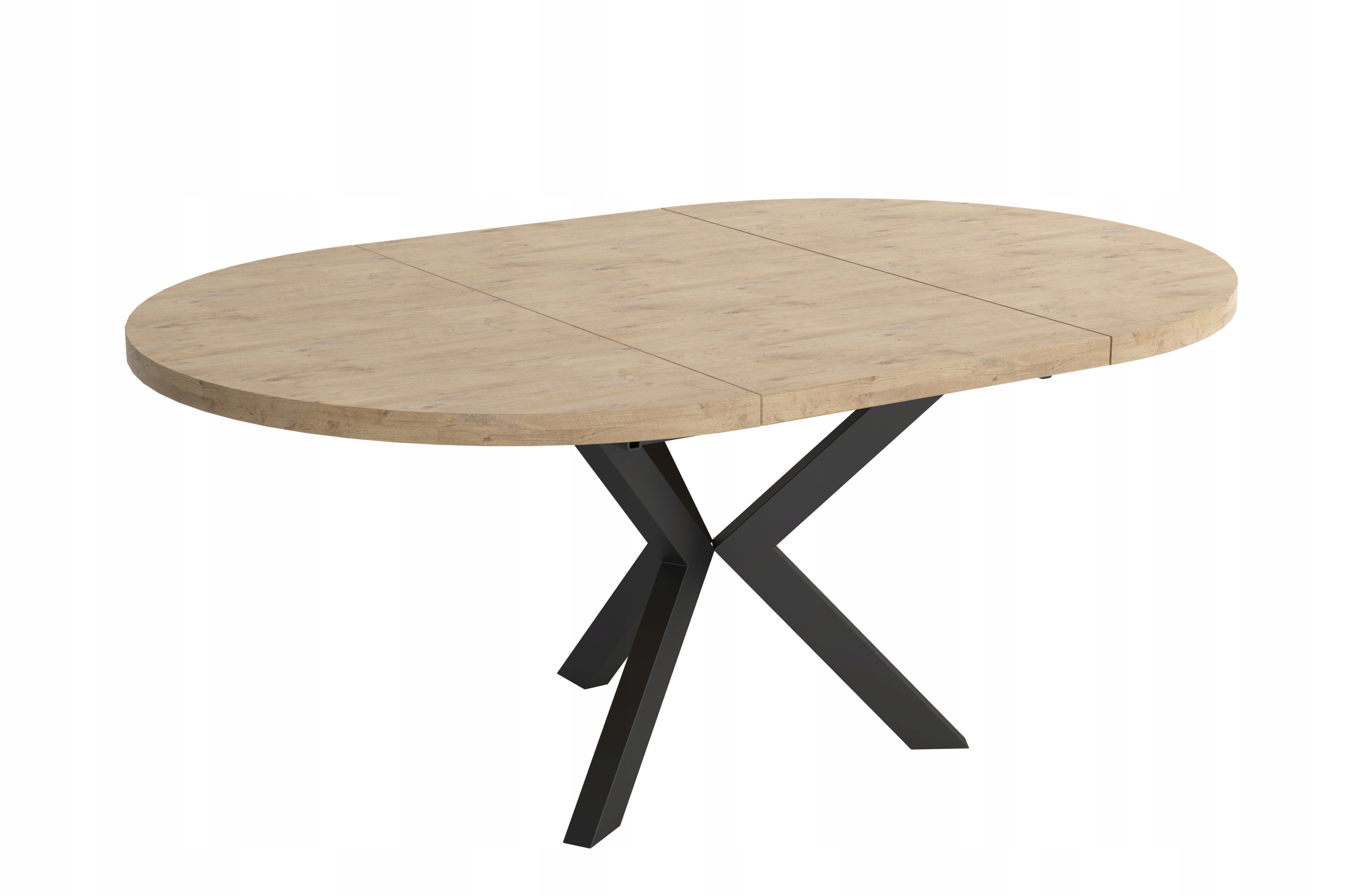 OKRĄGŁY STÓŁ 100/140 rozkładany LOFT industrialny Szerokość mebla 100 cm