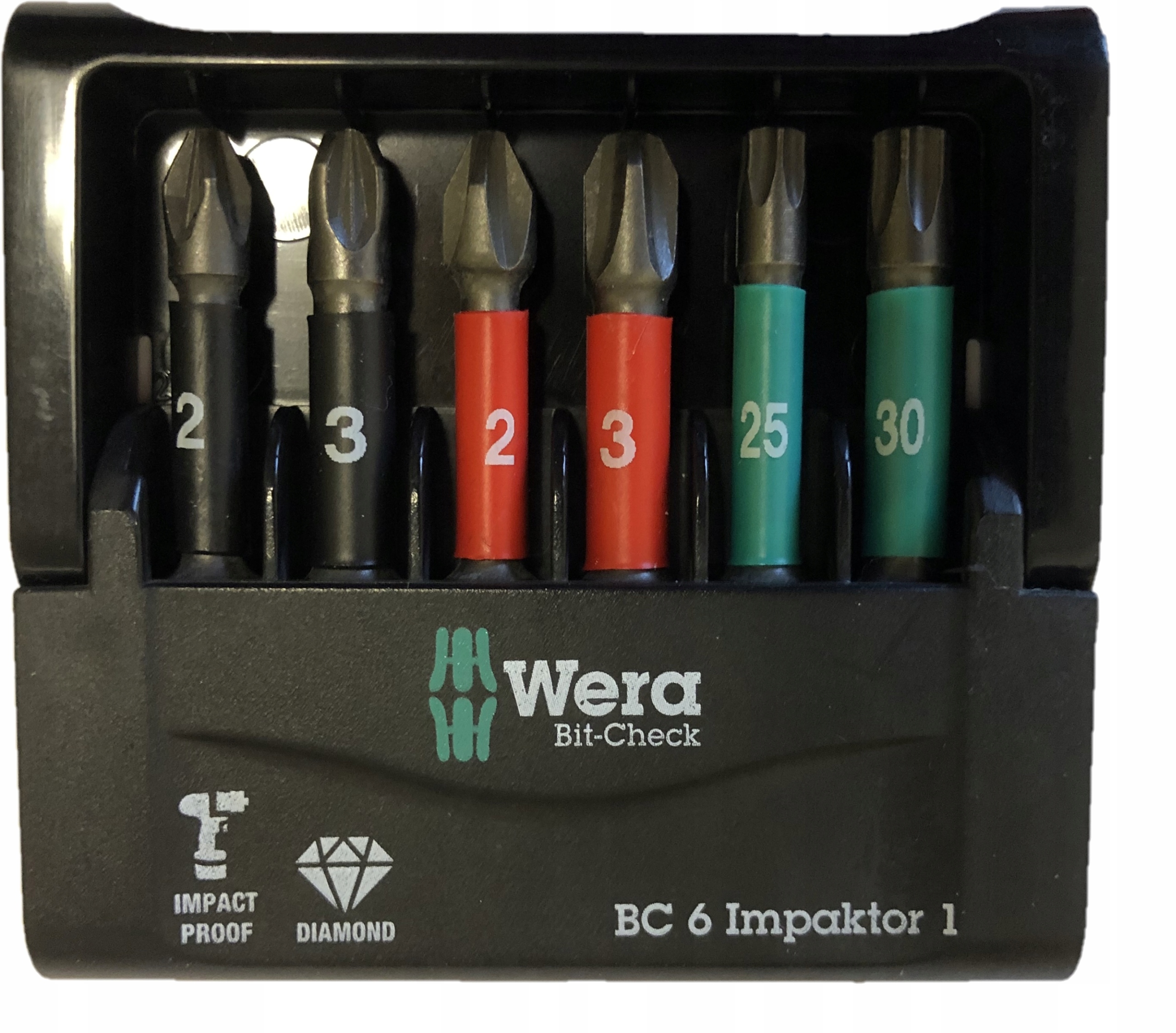 Wera набор ударных битов Impaktor Long 6 шт.