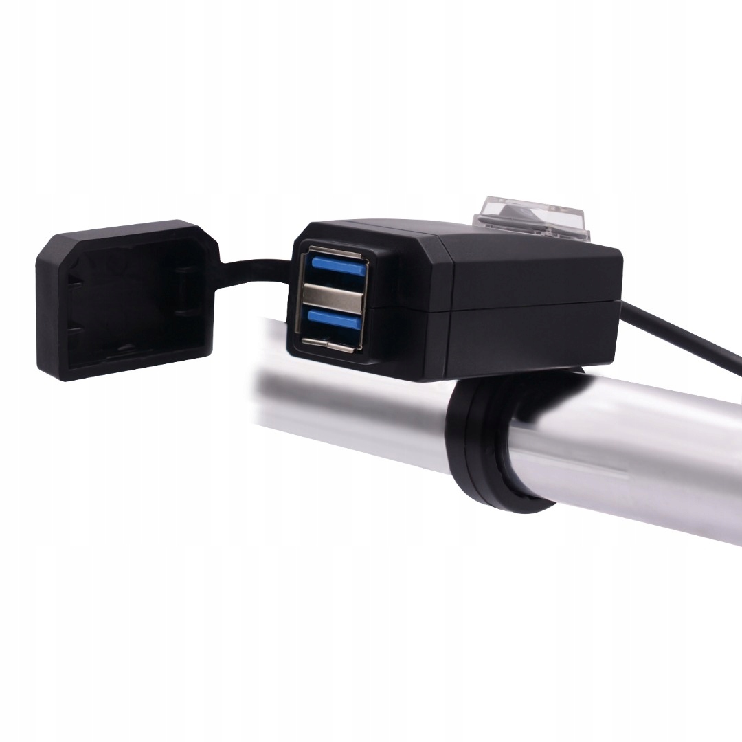 

Ładowarka Motocyklowa 2x Usb Szybkie Ładowanie 3.0