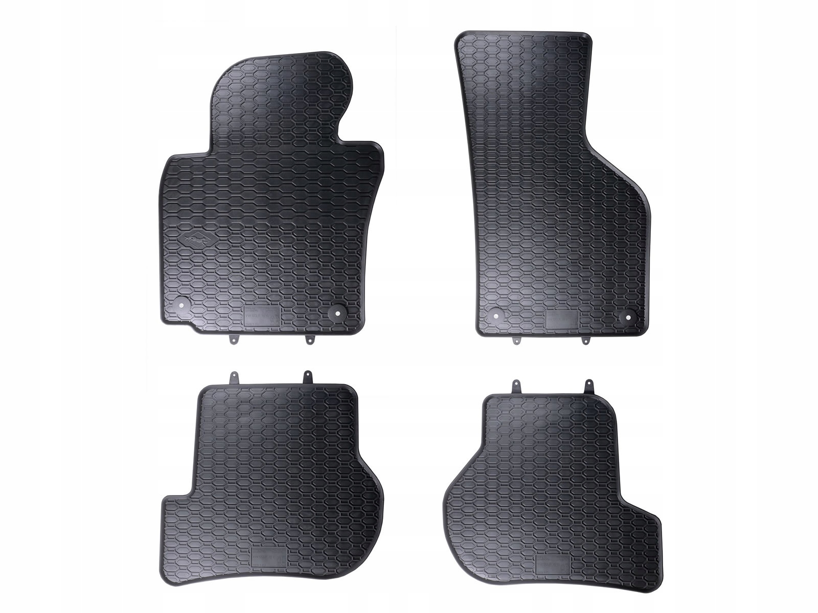 Коврики резиновые выделенные VW GOLF В VI LEON II