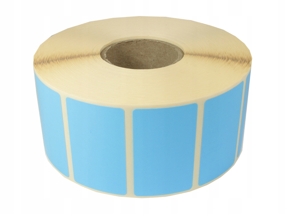 

Etykiety Termiczne 100x80 500 Szt Niebieskie