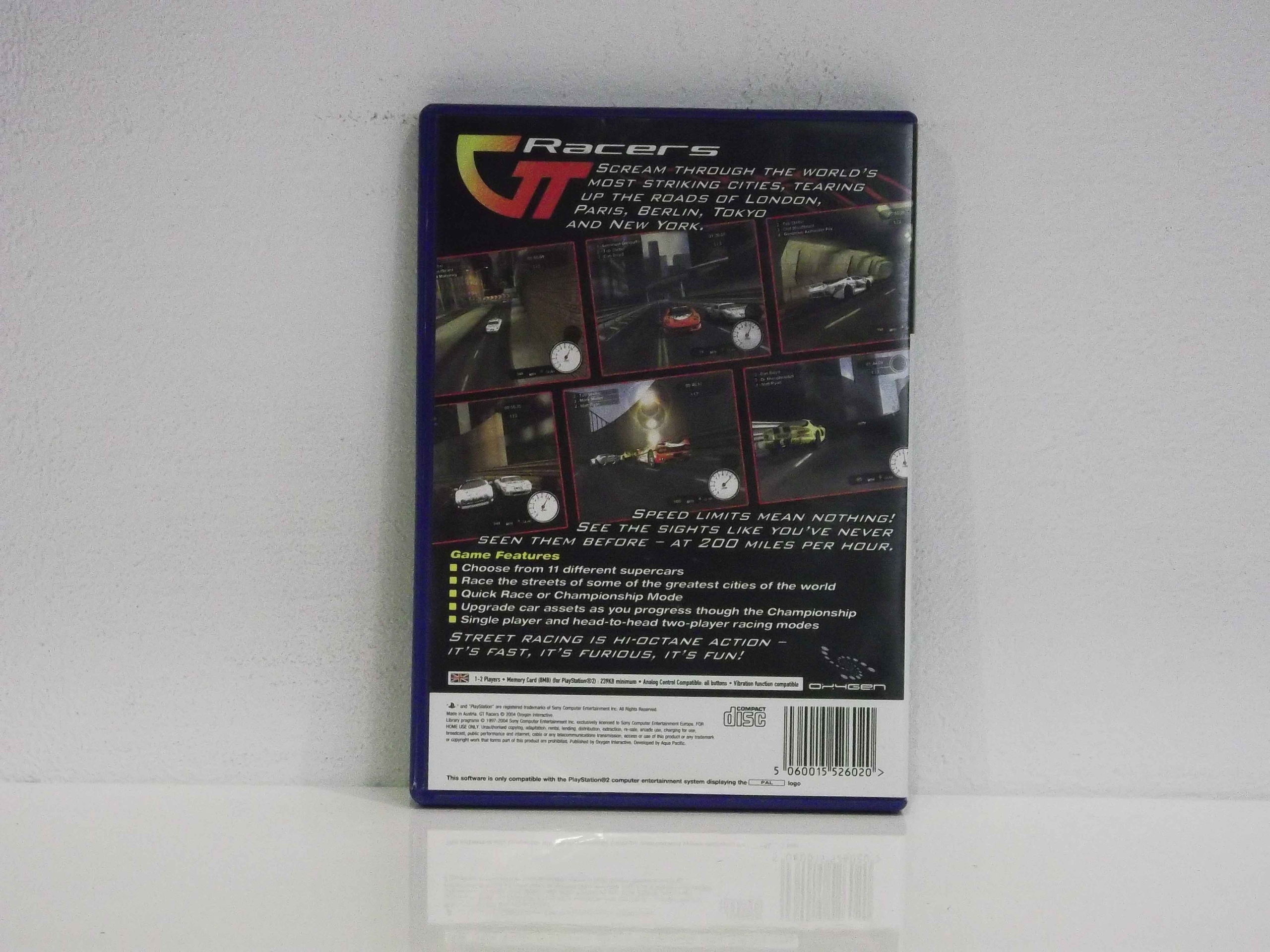 GT RACERS PS2 Tematyka wyścigi