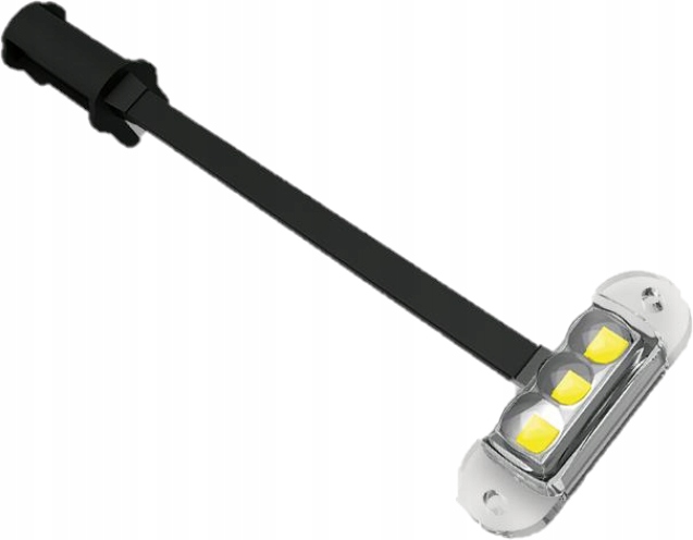 LAMPA OBRYSOWA DO OŚWIETLENIA DYSZ BIAŁA LED