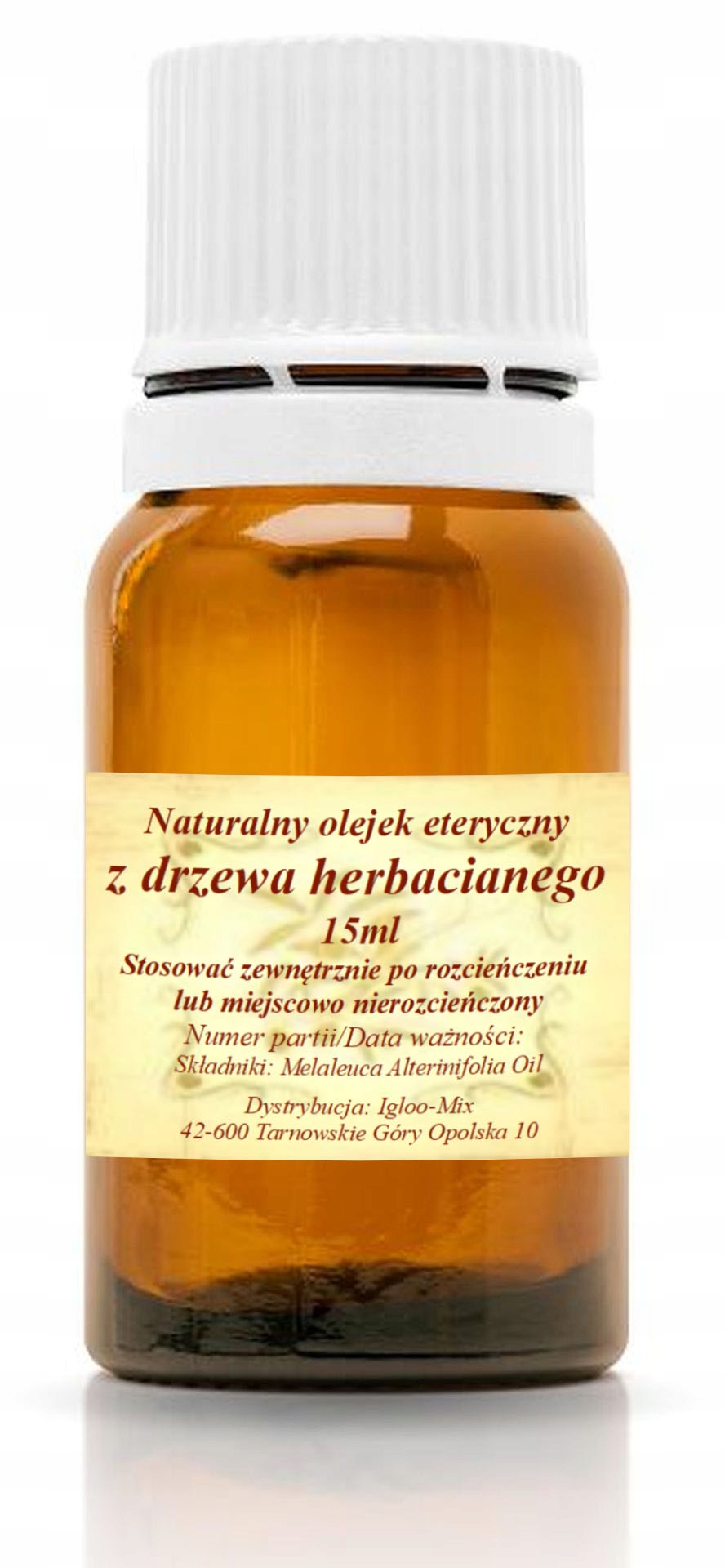 

Naturalny Olejek Eteryczny Drzewo Herbaciane 15ml