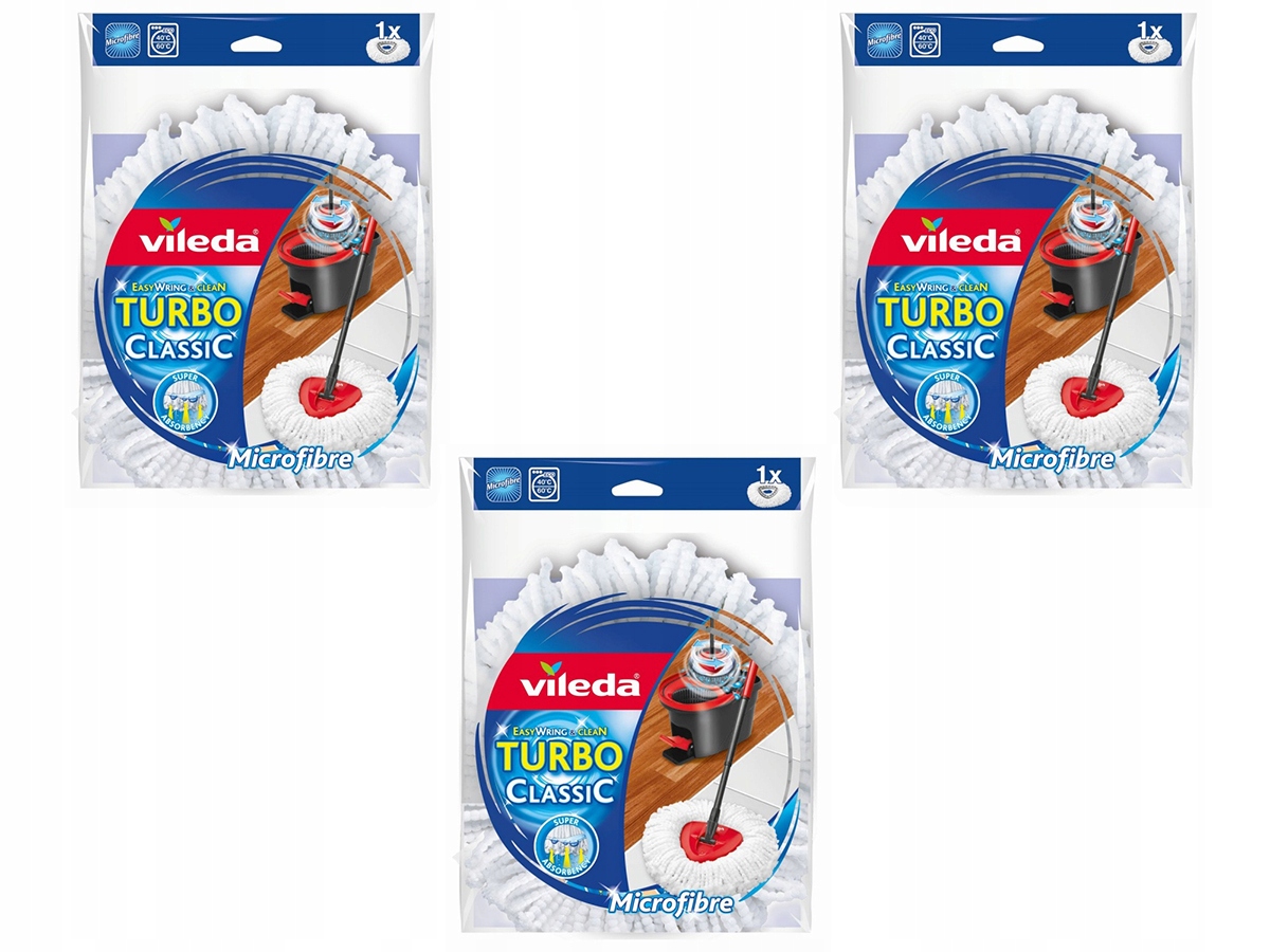 

Vileda Wkład Do Mopa Turbo Classic Easy Wring x 3