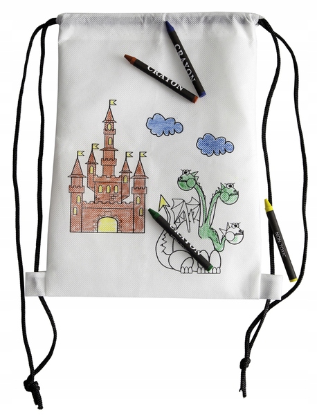 PLECAK WOREK Z KREDKAMI DO POKOLOROWANIA Marka PB