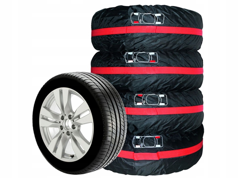 POKROWCE NA KOŁA POKROWIEC NA OPONY komplet 4 szt. Z uchwytem do noszenia