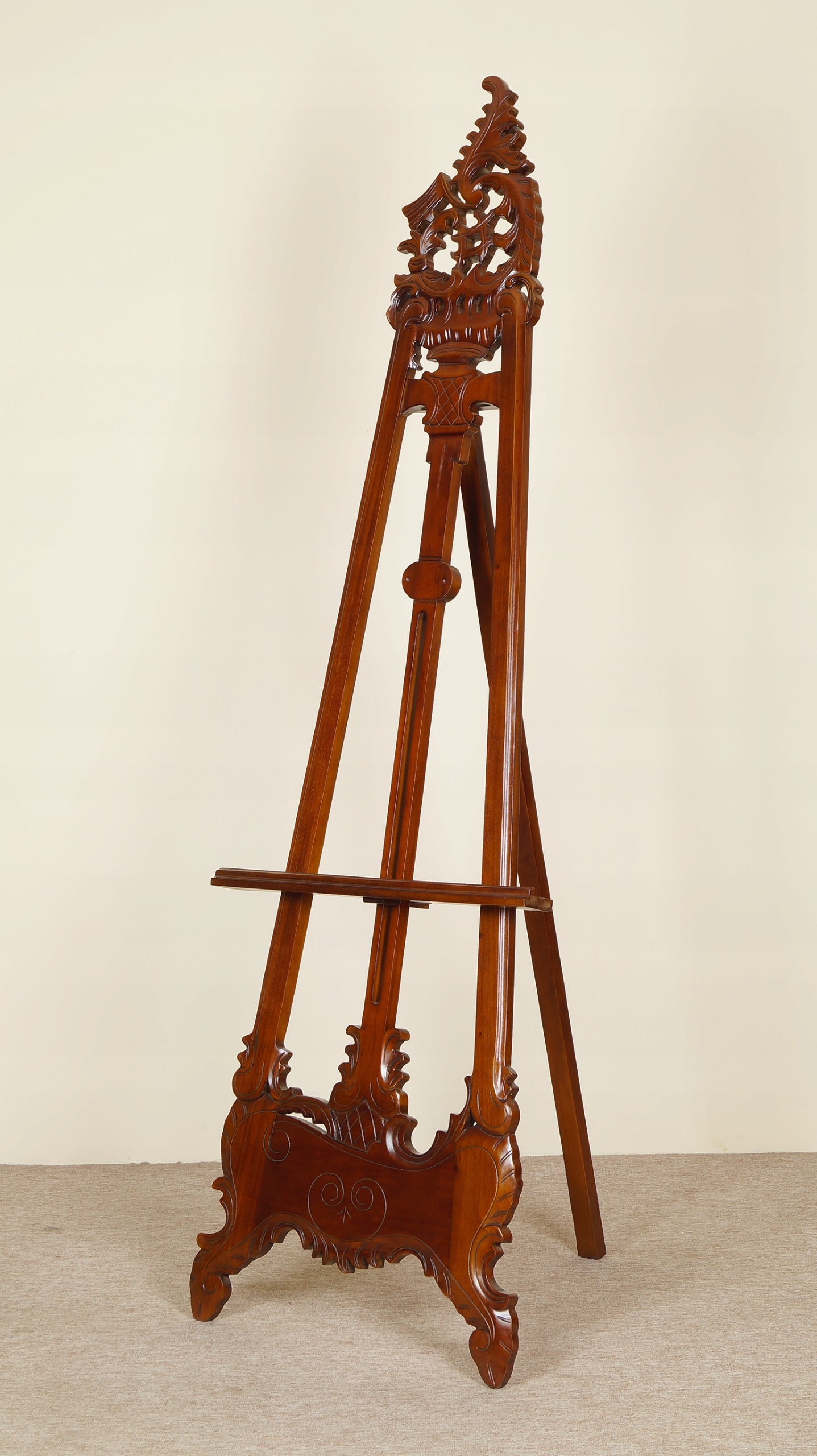 Stylový Stojan vyřezávaný mahagon rokoko 78123