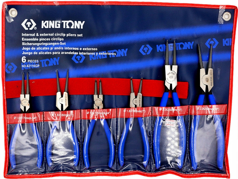 Szczypce do pierścieni SEGERA 19-100 6sz KING TONY