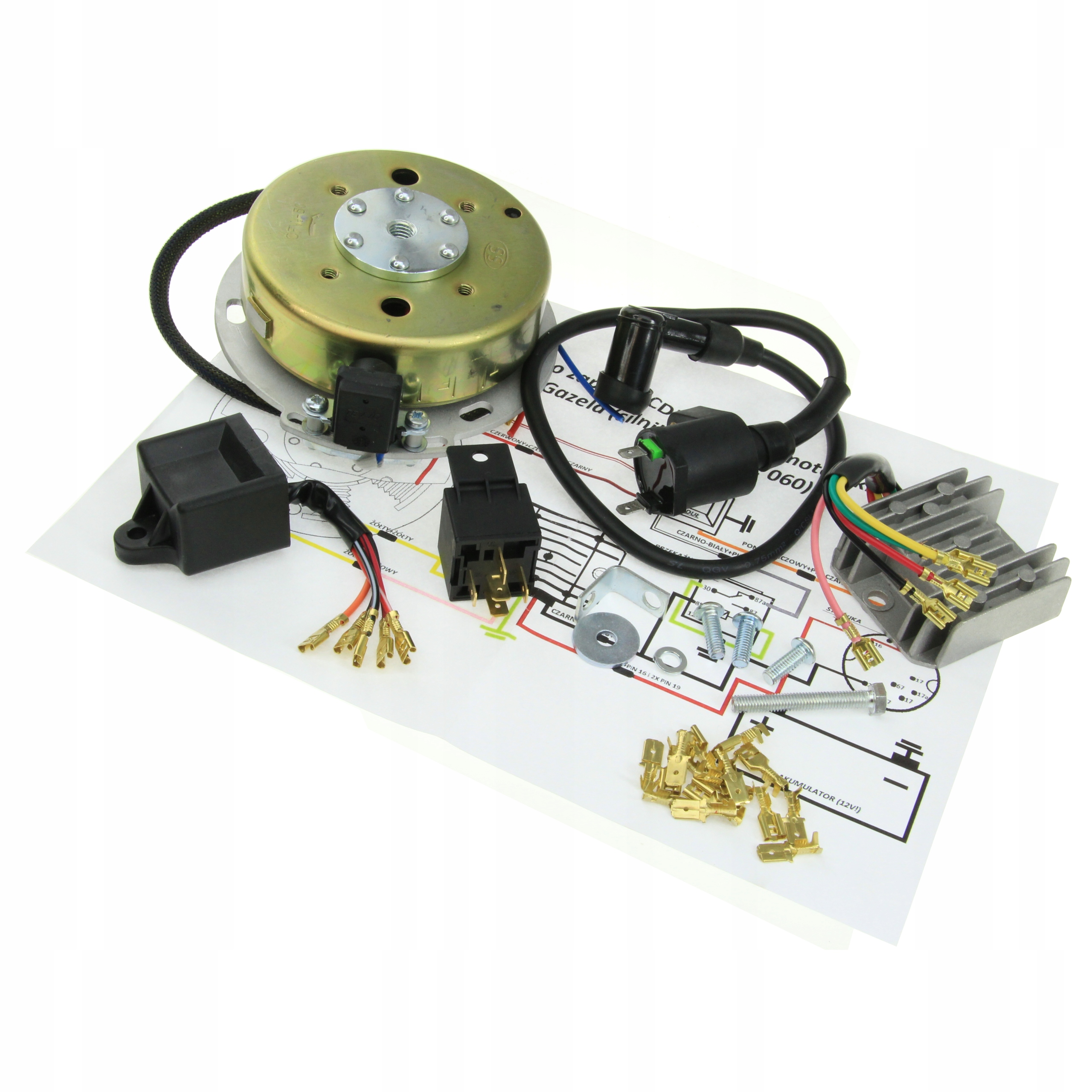 

Zapłon Elektroniczny Bezstykowy 12V CDI Wsk 175