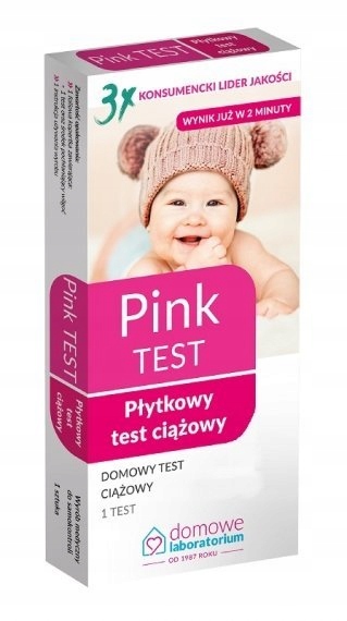 Test ciążowy PINK płytkowy,,
