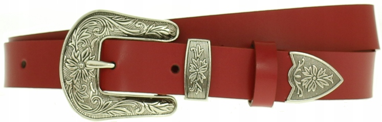 

Szeroki Skórzany Pasek Damski 2,4 cm Skóra 100%