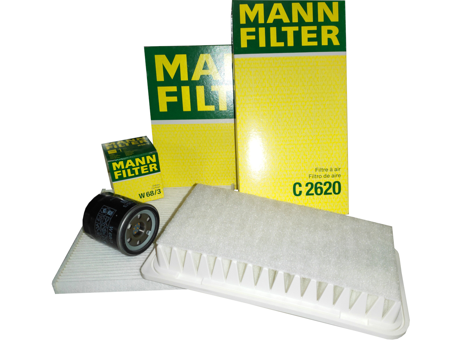 

Mann Zestaw Filtrów do Avensis T25 Corolla E12