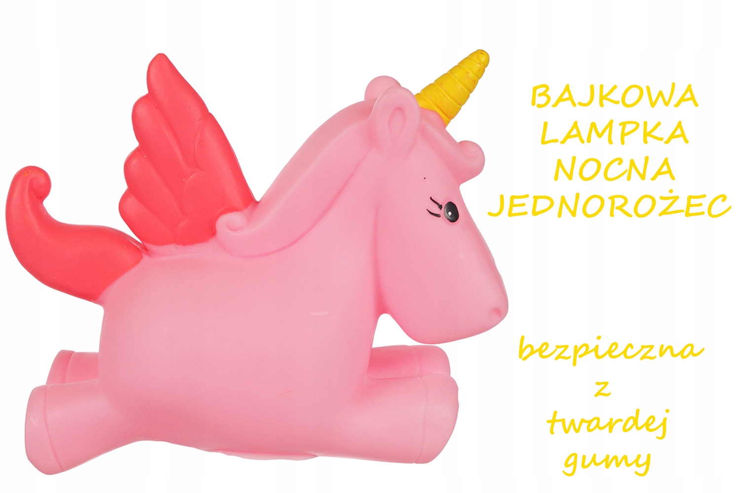 LAMPKA NOCNA JEDNOROŻEC UNICORN 17CM E0752 EMAJ Marka inna marka
