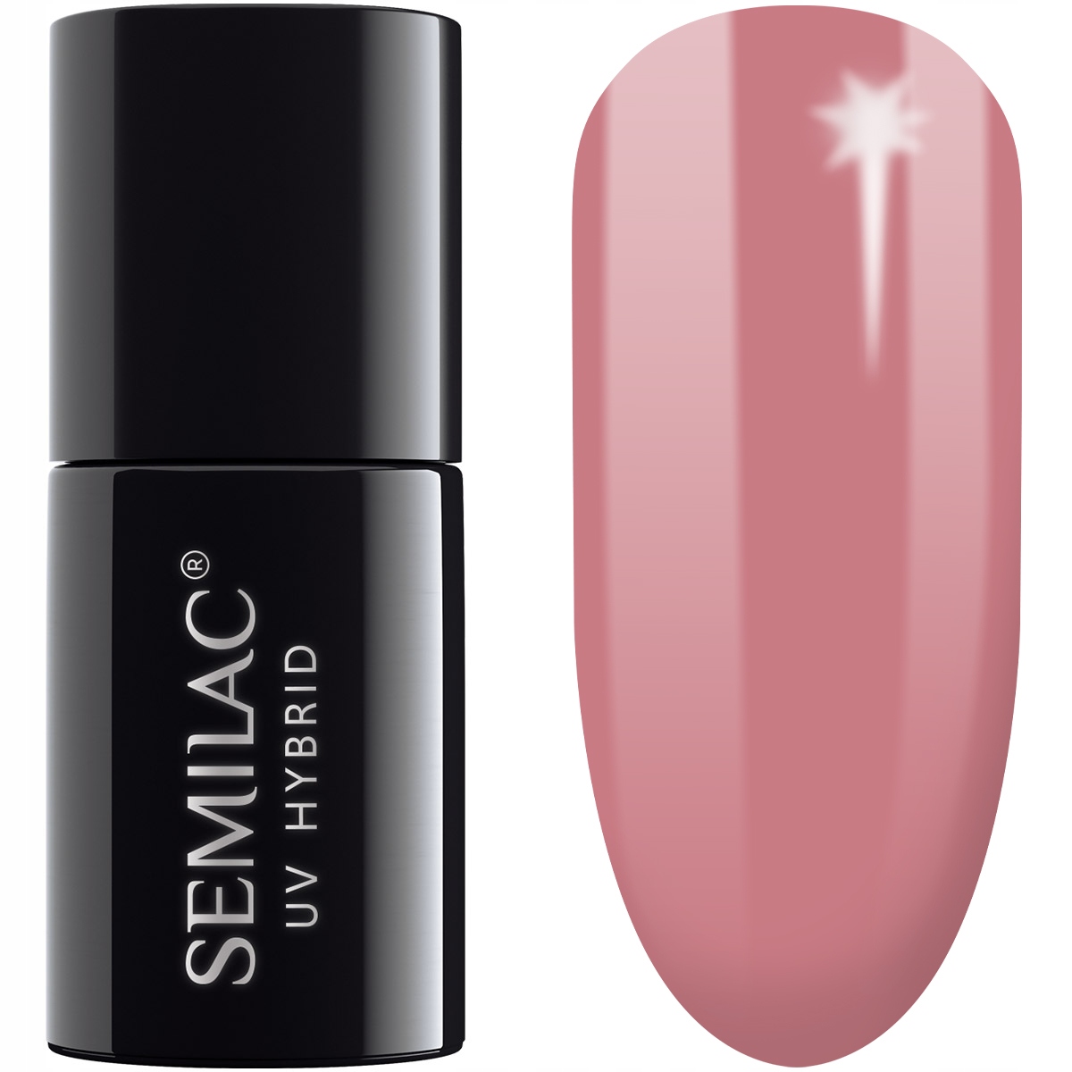 

818 Semilac 5W1 Brown Pink Lakier Hybrydowy