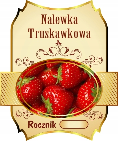 

Naklejki Nalewki butelki etykiety Wodoodporne 8szt