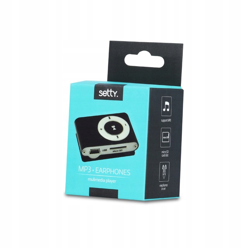

Odtwarzacz MP3 Setty + słuchawki