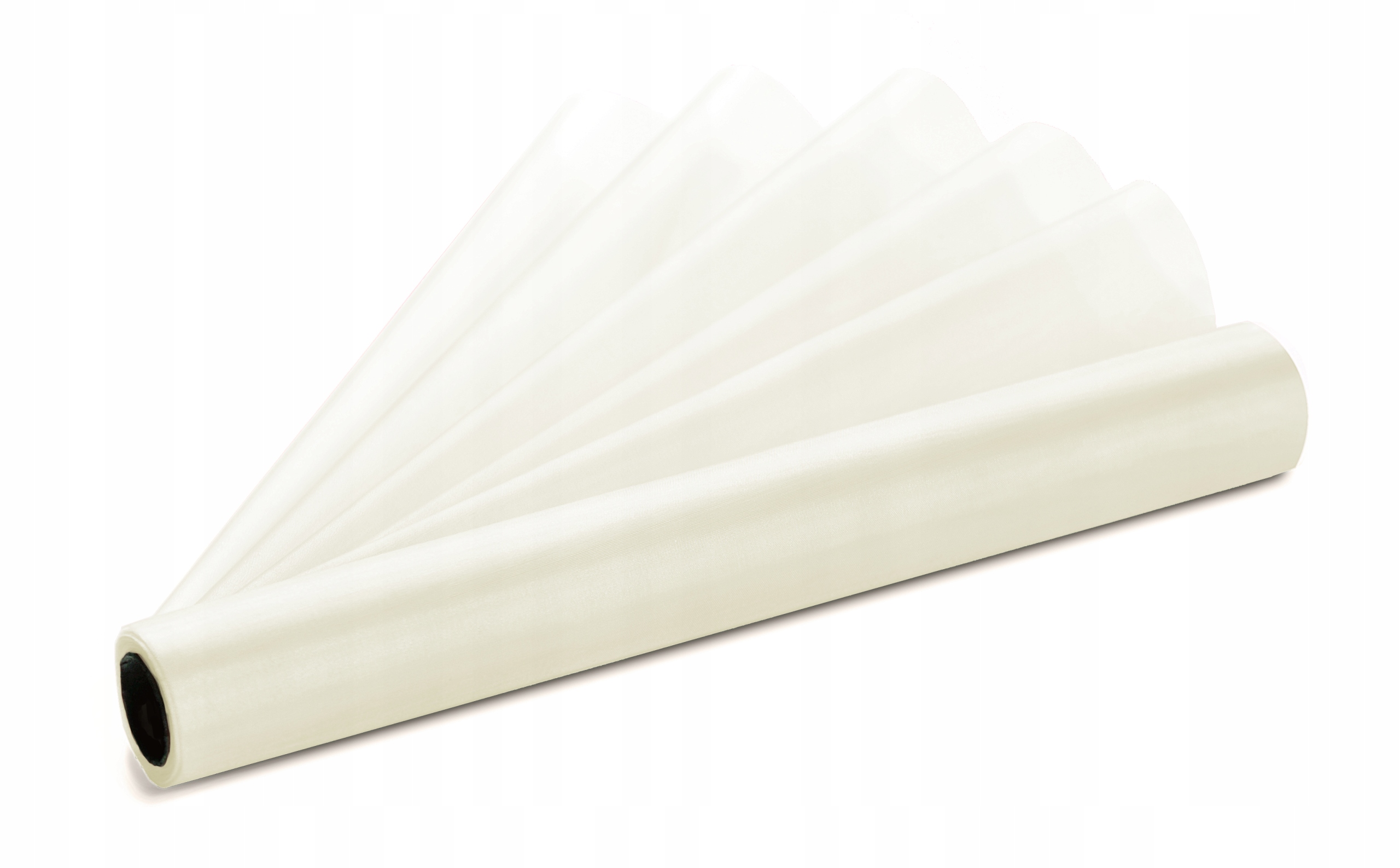 

Organza organtyna gładka 36cm 9m Krem Jasny