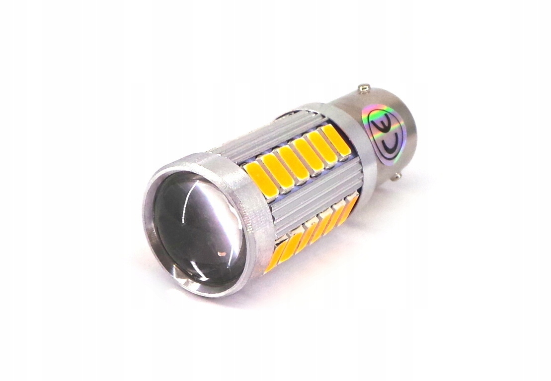 

Led BAU15S 12V 1300lm Canbus PY21W pomarańczowa