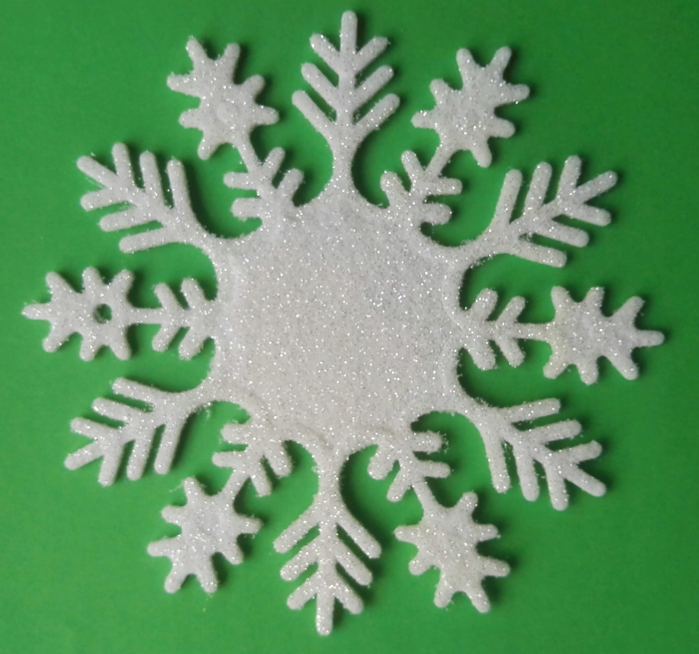 

Ozdoba na święta, śnieżynka 18 cm, śnieg 1 szt.