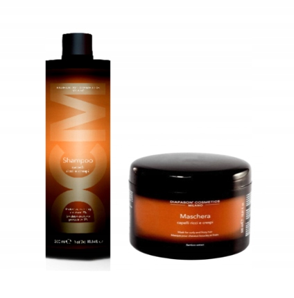 Diapason szampon maska włosy kręcone ZESTAW