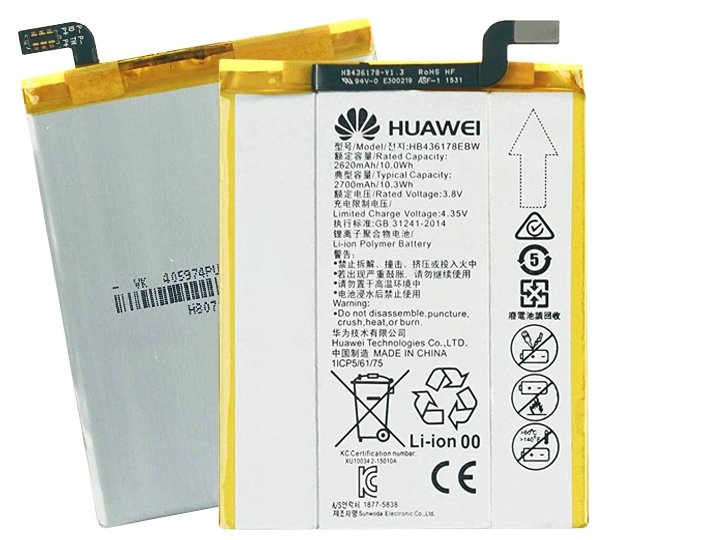 

Oryginalna Bateria Huawei HB436178EBW Mate S
